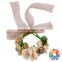 Beautiful Pink Wedding Flower Girl Head Hair Wreath And Matching Bracelet