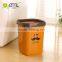 emc plastic trash waste bins, 18L square shape plastic trash bins