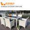 New design Attractive modern dining room modern rattan furniture