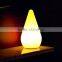 D10*H23cm Rechargeable Fancy Down Lights LED Night Light Table Lamps with Sixteen Colours