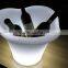 Led light up flower pot, led ice bucket, garden decoration led flower pot
