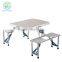 outdoor and garden aluminum folding camping table with chair