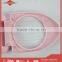 pink mini plastic egg slicer with steel wire