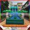 2017 New finished large inflatable slide with long slip lane