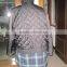 Men coat with 2 zipper pockets 100% wool suit jacket