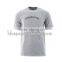 Summer men customized bulk print 100% cotton short sleeve t-shirt