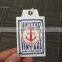2016 customized direct factory wholesafashionable jeans swing tags hang tags with competitive price
