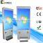65inch metal frame stand white color vertical touch monitor all in one computer