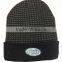 winter warm thick knitted polyester beanie hat