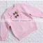 Korean style bowknot decorated pullover sweater girl cotton knitting clothing
