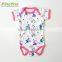 Latest Plain Organic Feather Baby Romper Blank Baby Clothes