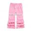 2016 new arrival wholesale boutique kids pants girls leggings newborn children ruffle pants