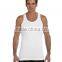 Bella+Canvas Men's 2x1 Rib Tank Top - 100% combed and ring-spun cotton and has self-fabric binding around neckline and armholes