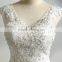 2016 Pearls Beaded Long Sleeve Lace Ball Gown Wedding Dresses