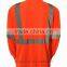 ANSI Class 3 Orange Long Sleeve Fluorescent T-shirt