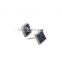 Custom Seoul Stone Studs Hiphop Earrings For women With Short Hair Wholesales