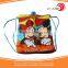 Cotton velour reactive printing design beach towel bag and set
