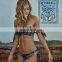 2017 The New Split Swimsuit Europe And America Burst Paragraph Printing Sexy
