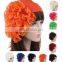 Large Handband Chiffon Big Flower Dance Headband With Colorful Floral