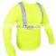 Safety Orange Lime Microfiber T-Shirt Policy Safety T-shirt Reflective Safety Short Sleeve T-Shirt HIGH VIZ