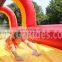 Double line inflatable water slip N slide