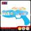 Hot series cheap B/O gun toy with colorful lights for sale