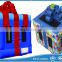 gift box inflatable bouncer for sale/inflatable gift box bouncer/inflatable gift box jumping bouncer