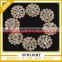 fashion round crystal rhinestone sewing buttons for garments