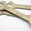 Aluminum bronze double open end wrench sparkless copper alloy forged type high quality