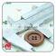 4 Holes Classic Natural Round Wooden Sewing Button For Coat