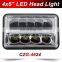 12v 24v h4 led headlight 4inch x 6 truck led headlights 5x7 square" car led head lightslighting motorcycle headlight