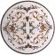 Arabic marble floor flower tile waterjet medallion