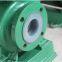 IHF single stage end suction fluoroplastic lining chemical pump