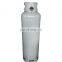 Hot selling DOT standard 100lb propane gas tank for sale cheap price DOT4BW 45kg empty lpg gas cylinder commercial propane tank