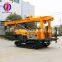 The JDL-300 crawler air drilling rig is suitable for 300 m water and gas drilling machines in various strata