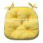 Home office dining outdoor floor cushion seat chair pad  Golden velvet fabric seat cushion