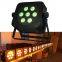 6in1 RGBWA+UV dmx wireless flat led par, dj led uplighting for wedding party,American dj light,led par light,uplights