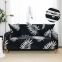 Water Repellent Black  Geometric Printed Sofa Cover Stretch Couch Cover Sofa Slipcovers for Couches