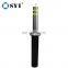 Reflective safety semi automatic parking street bollard
