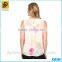 Fashionable Ladies Blouse Hot Sale 100% Cotton Sleeveless Print Blouse for women 2016