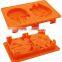 Hot! Lego Brick Minifigure Building Silicone Ice Cube Jelly Chocolate Maker Mold Tray