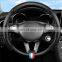 sports style carbon fiber steering wheel cover for Hyundai