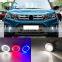 2 Functions Auto LED DRL Daytime Running Light Car Angel Eyes Fog Lamp Foglight For Suzuki Vitara 2015 2016 2017 2018