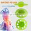 O Shape Silicone Grip Ring Hand Grip Strengthener Finger Exerciser Stealth Core Trainer Wrist Therapy Rehabilitation Training