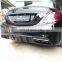 Carbon Fiber W205 Rear Valance Lip for Mercedes Benz W205 C63 C43 AMG Sedan 4-Door 15-2020