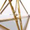 Best-selling Pyramid Gold Jewelry Box Ring Display Stand for Wedding Gift
