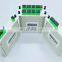 1*2 1*4 1*8 1*16 1*32 1*64 FTTH optical fiber PLC splitter cassette type SC APC connectors the best price