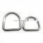 Stainless steel Welded D ring/D buckle for Endless industrial and marine rigging aplication