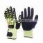 Cut Resistant Knuckle Protection TPR Anti-impact Mining Safety Gloves