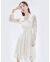 Sweetwomen'sdress2021wintershoppingmallwithfreshlacedresslacelapelwaistmidskirt
